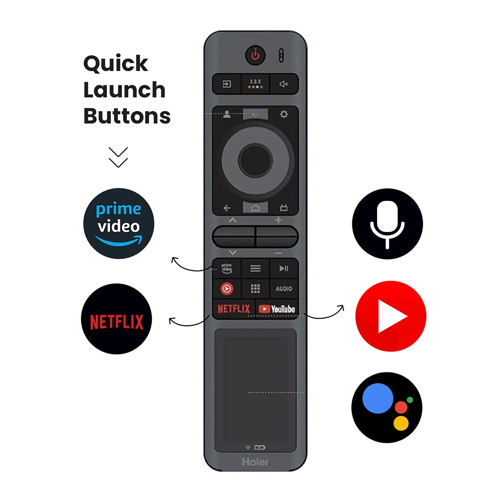 Haier M80F Mini LED 165cm (65) Google TV | Sound By KEF